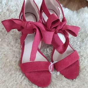 AD suede heels